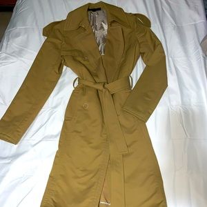 Express Design Studio Tan Trench